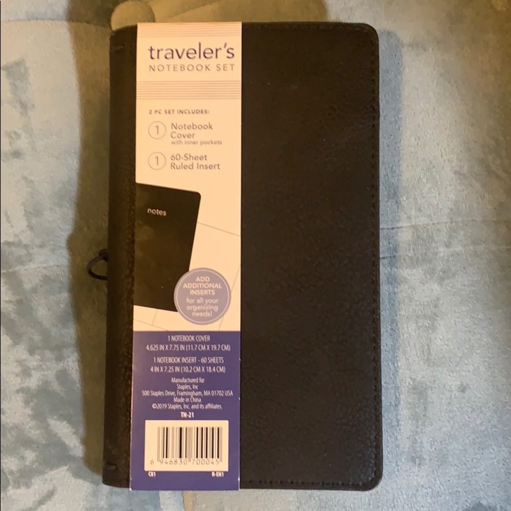 Staples travelers notebook